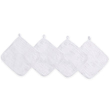 Load image into Gallery viewer, Muslin Wash Cloths, 4 Pack - 10&quot; x 10&quot;